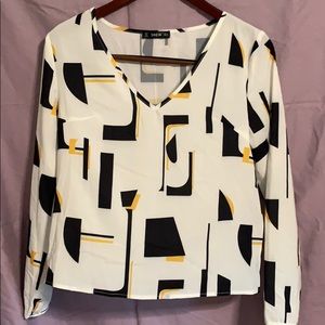 shein long sleeve blouse